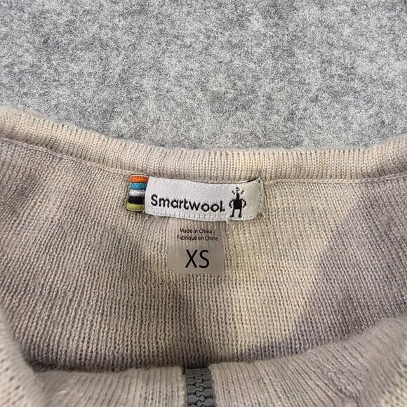 Smartwool Dacono Sweater Womens XS Full Zip Merino Wool Geometric Cardigan - Picture 6 of 16